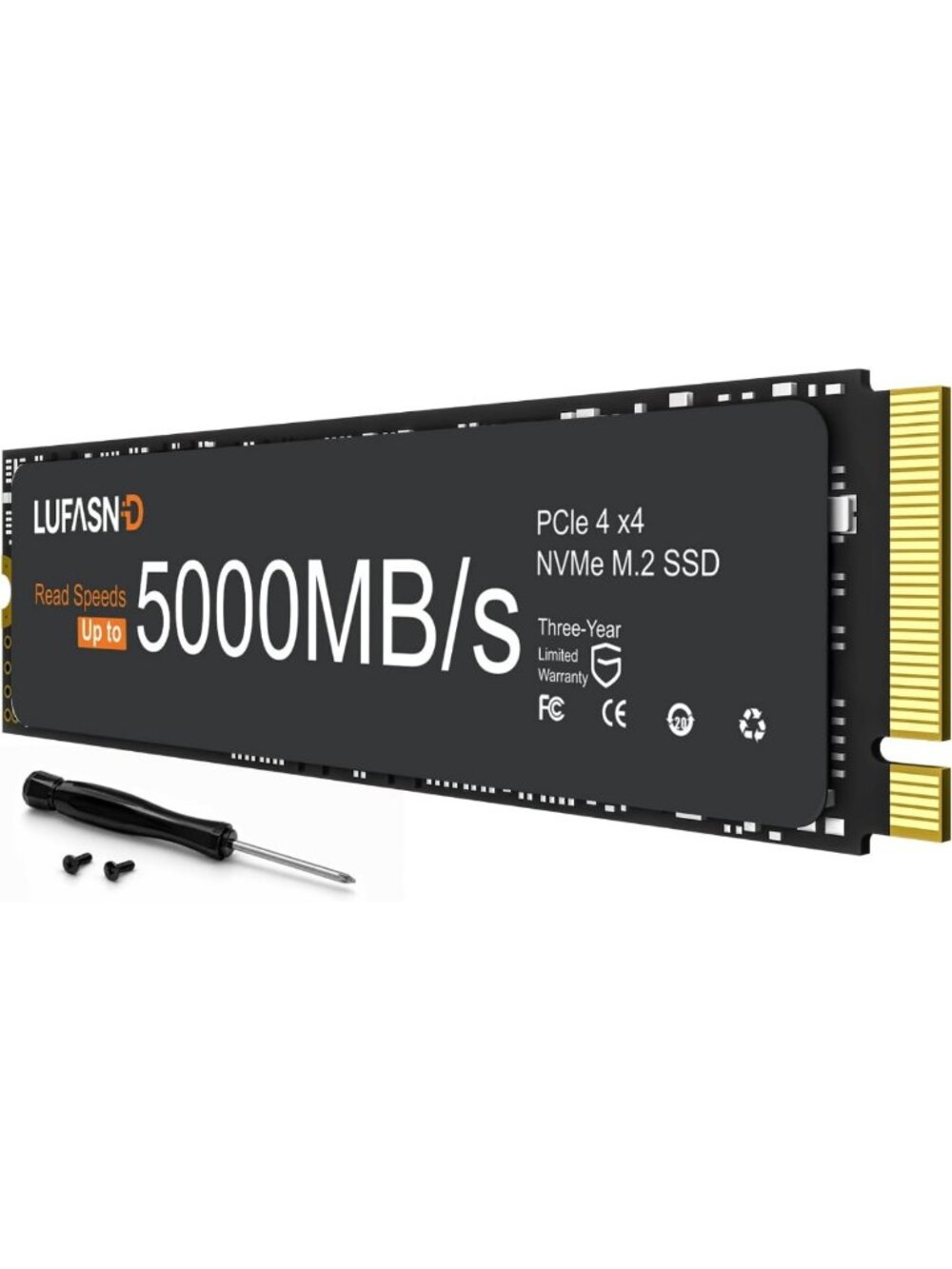 512GB NVMe SSD 2280 PCIe Gen4, Ultra-Fast 5000MB/s Storage for Gaming PC